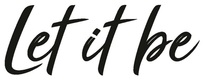Логотип  «Let it be (Лэт ит би)» - фото лого