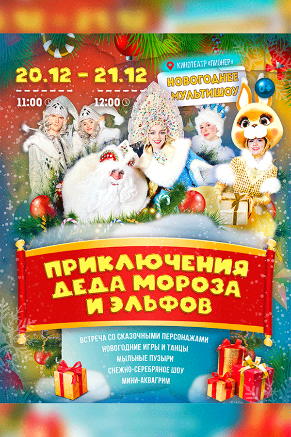 Новогоднее мультишоу «Приключения Деда Мороза и эльфов»