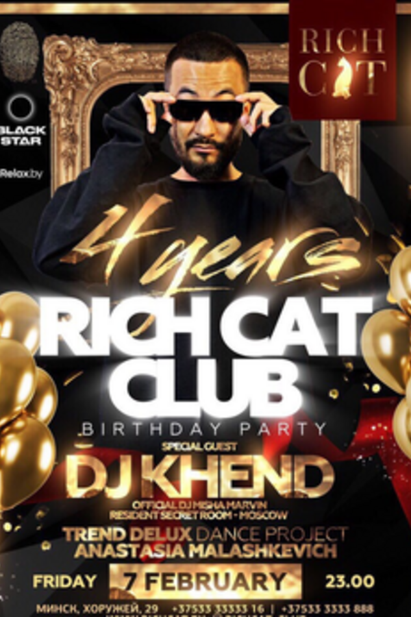 Rich Cat Birthday celebration 4 years