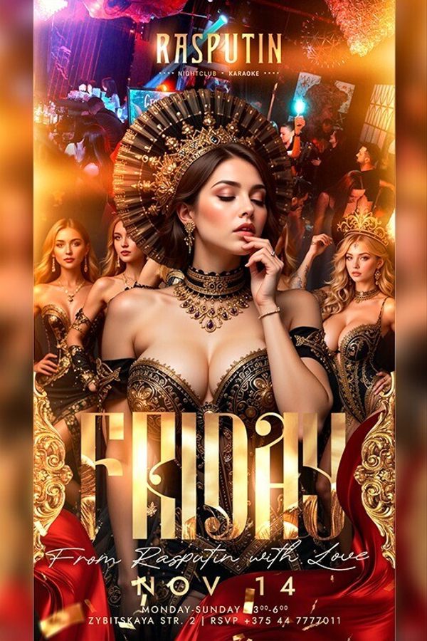 Friday at Rasputin nightclub and karaoke