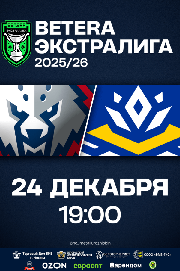 ХК «Металлург» Жлобин — ХК «Химик»