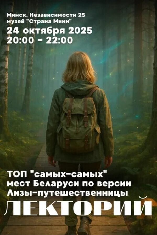 Лекторий в музее «‎Страна мини». Лекция с тревел-блогером