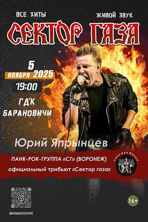 Панк-рок-группа «‎С.Г.» (Воронеж), Юрий Япрынцев. Все хиты «‎Сектор газа»