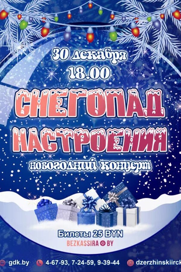 Новогодний концерт «‎Снегопад настроения»