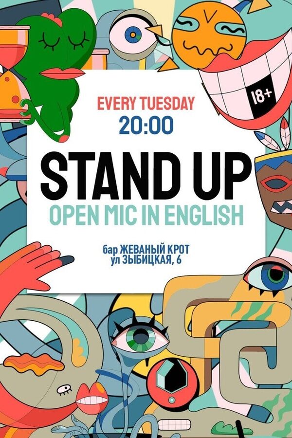 Stand-Up Open Mic in English