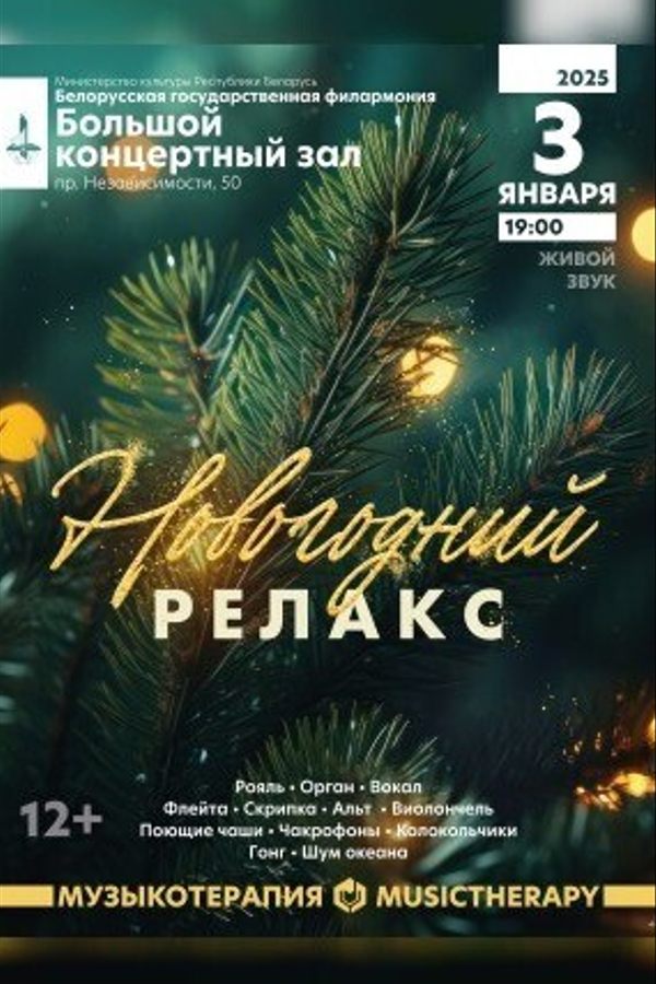Концерт «Музыкотерапия. Новогодний релакс»
