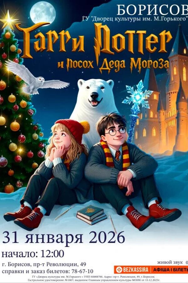 Интерактивный спектакль «Гарри Поттер и посох Деда Мороза»