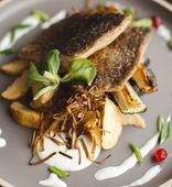 Braslav Carp with Potatoes and Zucchini