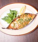Филе лосося запеченое с овощами (190/20/1 г)