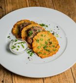 Драники с мясом (150/100/50/5 г)