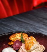 Драники с курицей и грибами (340/1 г)