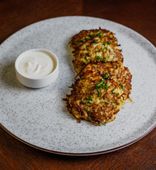 Draniki with Sour Cream