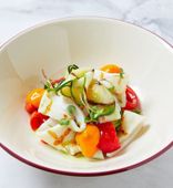 Кальмар гриль с маринованным перцем и цукини (235 г)