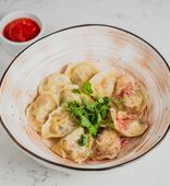 Beef pelmeni, homemade adjika (300/80 g)