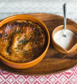 Картофельная бабка с грудинкой и грибами (450/50/3 г)