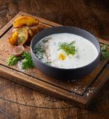 Kefir Soup Okroshka with Baked Egg (500 g)
