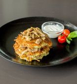 Potato pancakes with oyster mushrooms (200/150 g)