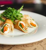 Блины с лососем и рукколой (245 г)