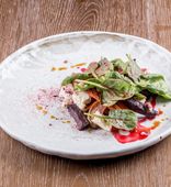 Dried Vegetables Salad with Sour Cream Cheese (200/40/10 g)
