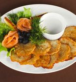 Драники с семгой (240/100/130 г)