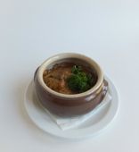 Драники в горшочке с белыми грибами (150/200/2 г)