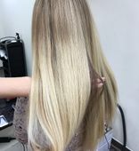 Окрашивание балаяж (очень длинный волос)