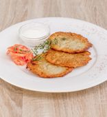 Draniki with salmon (135/50/50 g)