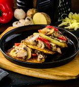 Draniki with Tongue and Bell Pepper (150/150/1 g)