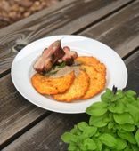 Draniki with Mushroom Sauce and Smoked Ribs (390 g)