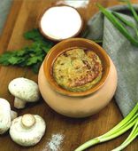 Бабка картофельная с колбасой и свиной грудинкой (400/50/8 г)