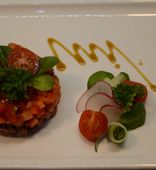 Говядина сувид с овощной сальсой (150 г)