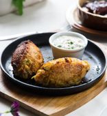 Kolduny with Pork and Creamy Mushroom Sauce (350/50/2 g)