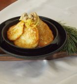 Сковородка с драниками «По-Трактирски» (300/75/50/50/20/2 г)