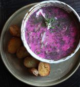 Cold borscht with potatoes (300/150/5 g)