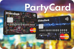 Акция «Карточка «PartyCard» от Идея Банк»