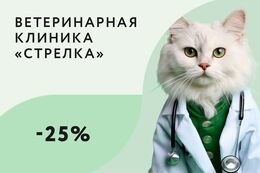 Скидка 25% на все ветеринарные препараты