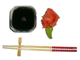Акция «При заказе суши–палочки,соус,имбирь,вассаби в подарок»