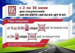 Акция «1.000 рублей экономия на каждом литре»