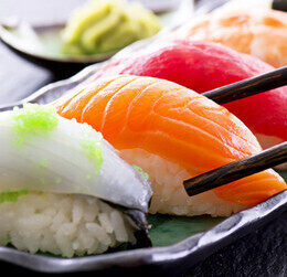 Скидка 20% при заказе суши на вынос