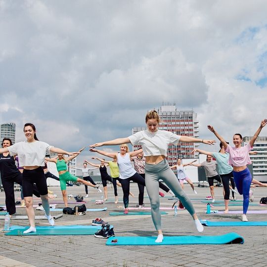 Фитнес на крыше