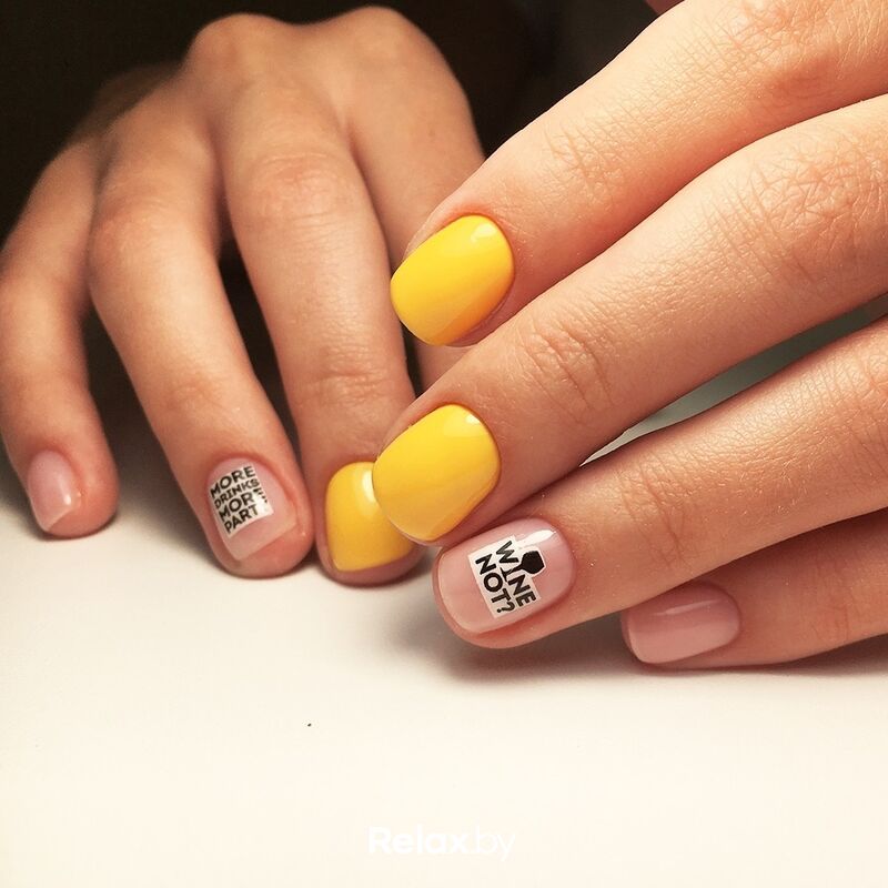 Желтый маникюр 2021 (50 фото) - красивые и модные идеи дизайна ногтей