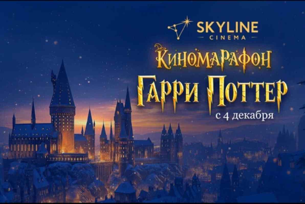 В SKYLINE Cinema стартует марафон всех фильмов о Гарри Поттере: 8 недель магии на большом экране