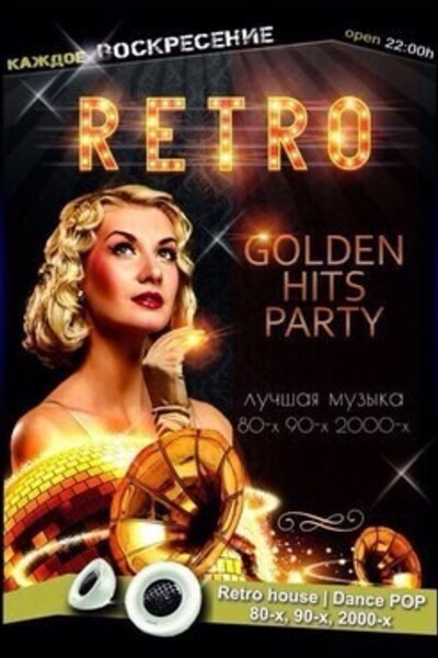 Golden hits Retro party