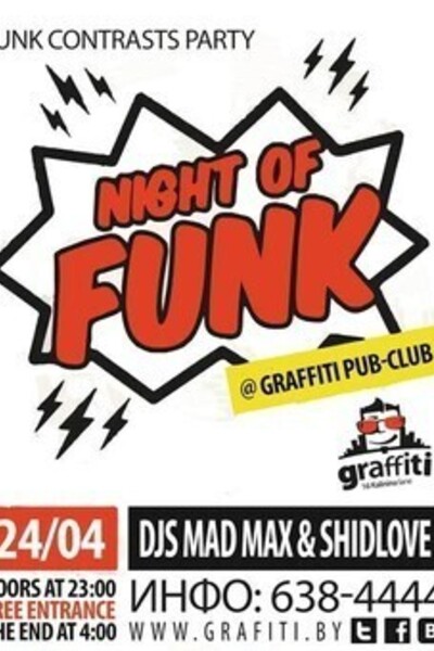Funk Contrasts Party: DJs Mad Max & Shidlove