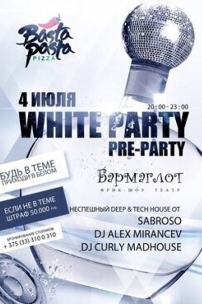 White party Pre-Party
