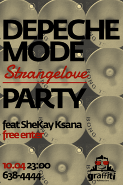 Depeche Mode StrangeLove Party