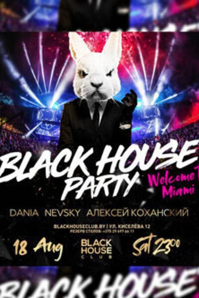 Miami in Black House Party