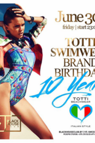Totti Swimwear Brand Birthday — 10 Years