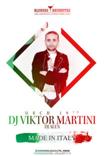Made in Italy: DJ Victor Martini