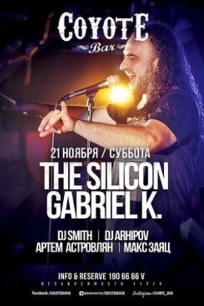 Концерт групп The Silicon и GABRIEL K.